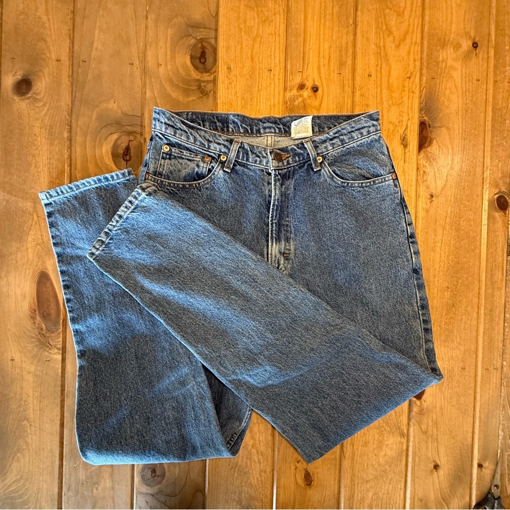 Vintage Jordache Women's Straight Blue Mom Jeans